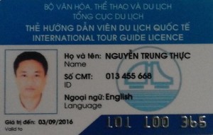 Hanoi tour guide mister Thuc Nguyen