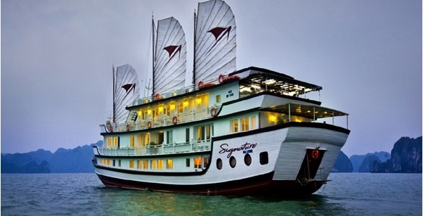 Halong Signature Cruise deck plan with cruise layout